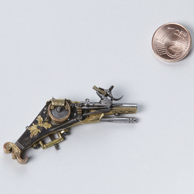 Miniaturpistole Michel Mann, N�rnberg sp�tes 16. Jh.