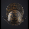 Morion, Italienische Renaissance, ge�tzt, vergoldet